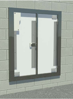 Clapet de ventilation coupe-feu
